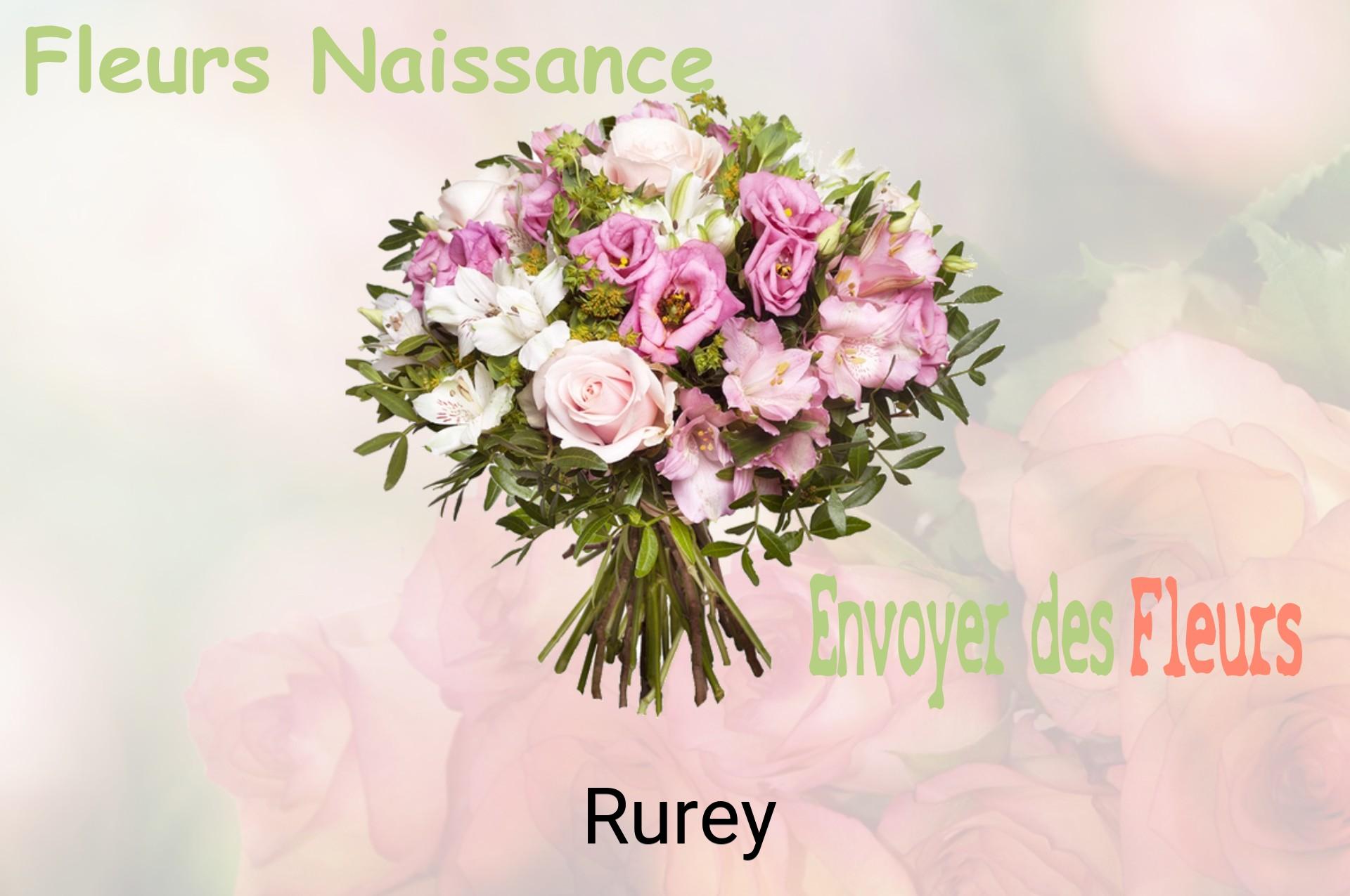 Bouquet de fleurs de naissance livré à Rurey
